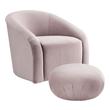 three drawer bench Contemporary Design Furniture Accent Chairs Mauve