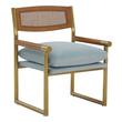 modern white chair Contemporary Design Furniture Accent Chairs Dusty Blue