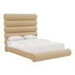 queen bed cream Contemporary Design Furniture Beds Champagne