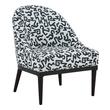 velvet statement chair Contemporary Design Furniture Accent Chairs Black and White