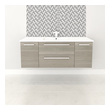 60 vanity top single sink Cutler Kitchen and Bath Grey, White Sink