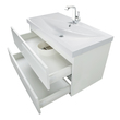 72 inch bathroom cabinet Cutler Kitchen and Bath White