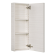 18 x 30 recessed medicine cabinet Cutler Kitchen and Bath Medicine Cabinets White, Grey, 