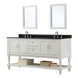 60 double vanity Direct Vanity White Transitional