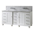 sink on top Direct Vanity White Traditional