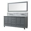 small mirror with stand Direct Vanity Gray