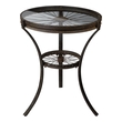 black side table modern ELK Home Accent Table Accent Tables Restoration Rusted Black Traditional