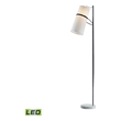 silver light lamp ELK Home Floor Lamp Floor Lamps Matte Black Modern / Contemporary