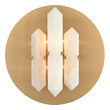 lantern style sconces ELK Home Sconce Wall Sconces White, Aged Brass Transitional