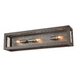 matte black outdoor wall light ELK Home Sconce Wall Sconces Aged Wood, Weathered Zinc, Clear Crystal Transitional