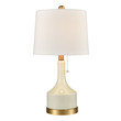 desk lamps for sale ELK Home Table Lamp Table Lamps Jade White Glass, Matte Brushed Gold Transitional