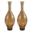 ribbed clear glass vase ELK Lifestyle Vase / Jar / Bottle Vases-Urns-Trays-Finials Textured Sand Traditional