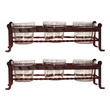 decorative serving tray ELK Lifestyle Table Top / Kitchen Serving Dishes and Platters Clear, Montana Rustic Traditional