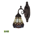white wall lights indoor ELK Lighting Sconce Wall Sconces Tiffany Bronze Traditional