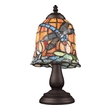 Table Lamps ELK Lighting Mix-N-Match Glass Metal Tiffany Bronze Indoor Lighting 080-TB-12 830335015802 Table Lamp TABLE Traditional Blown Glass Crystal Cement L Complete Vanity Sets 
