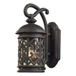 wall mounted pendant light ELK Lighting Sconce Weathered Charcoal Traditional