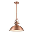 light shade for pendant light ELK Lighting Pendant Antique Copper Transitional