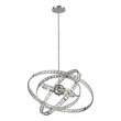 lamp chandelier for home ELK Lighting Chandelier Chrome Modern / Contemporary