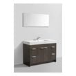 60 vanity cabinet Eviva bathroom Vanities Bathroom Vanities Grey Oak  Modern