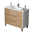 40 bathroom vanity top with sink Eviva White Oak