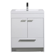 rustic wooden sink unit Eviva White