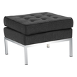 3 seater ottoman Fine Mod Imports ottoman Ottomans and Benches Gray Contemporary/Modern