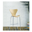 oak kitchen bar stools Fine Mod Imports bar stool Bar Chairs and Stools Natural Contemporary/Modern