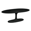rattan garden side table Fine Mod Imports coffee table Coffee Tables Black Contemporary/Modern
