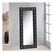 standing mirror designs Fine Mod Imports floor mirror Mirrors Black Contemporary/Modern