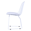 blue dinette set Fine Mod Imports dining chair Dining Room Chairs White Contemporary/Modern