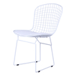 blue dinette set Fine Mod Imports dining chair Dining Room Chairs White Contemporary/Modern
