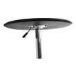 table height counter height bar height Fine Mod Imports bar table Bar Tables Black Contemporary/Modern