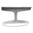 oval cocktail table Fine Mod Imports coffee table Coffee Tables White Contemporary/Modern