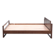 bed frame twin near me Fine Mod Imports bed Beds Walnut Contemporary/Modern