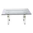 big living room table Fine Mod Imports coffee table Coffee Tables Clear Contemporary/Modern
