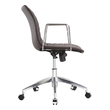 mesh drafting chair Fine Mod Imports office chair Office Chairs Dark Brown Contemporary/Modern