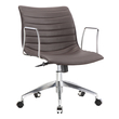 mesh drafting chair Fine Mod Imports office chair Office Chairs Dark Brown Contemporary/Modern