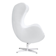 cream arm chair Fine Mod Imports chair Chairs White Contemporary/Modern