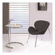 tray end table Fine Mod Imports end table Accent Tables Clear Contemporary/Modern