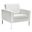 living chair Fine Mod Imports chair Chairs White Contemporary/Modern