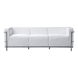 black and white sectional couch Fine Mod Imports sofa Sofas and Loveseat White Contemporary/Modern