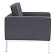 modern living chair Fine Mod Imports chair Chairs Gray Contemporary/Modern