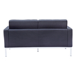 black tufted sectional couch Fine Mod Imports loveseat Sofas and Loveseat Black Contemporary/Modern