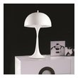 white tiffany lamp Fine Mod Imports table lamp Table Lamps White Contemporary/Modern