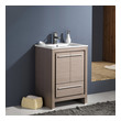 lowes 30 bathroom vanity Fresca Gray Oak Modern