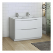 60 vanity with top Fresca Glossy White