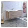 wooden vanity with sink Fresca Rustic Natural Wood
