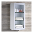 gloss white storage unit Fresca Storage Cabinets White