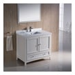 Bathroom Vanities Fresca Bari Antique White Vanity Ensembles FVN2036AW 818234015840 30-40 Traditional White Complete Vanity Sets 25 