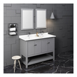white oak bathroom vanity 72 Fresca Gray
